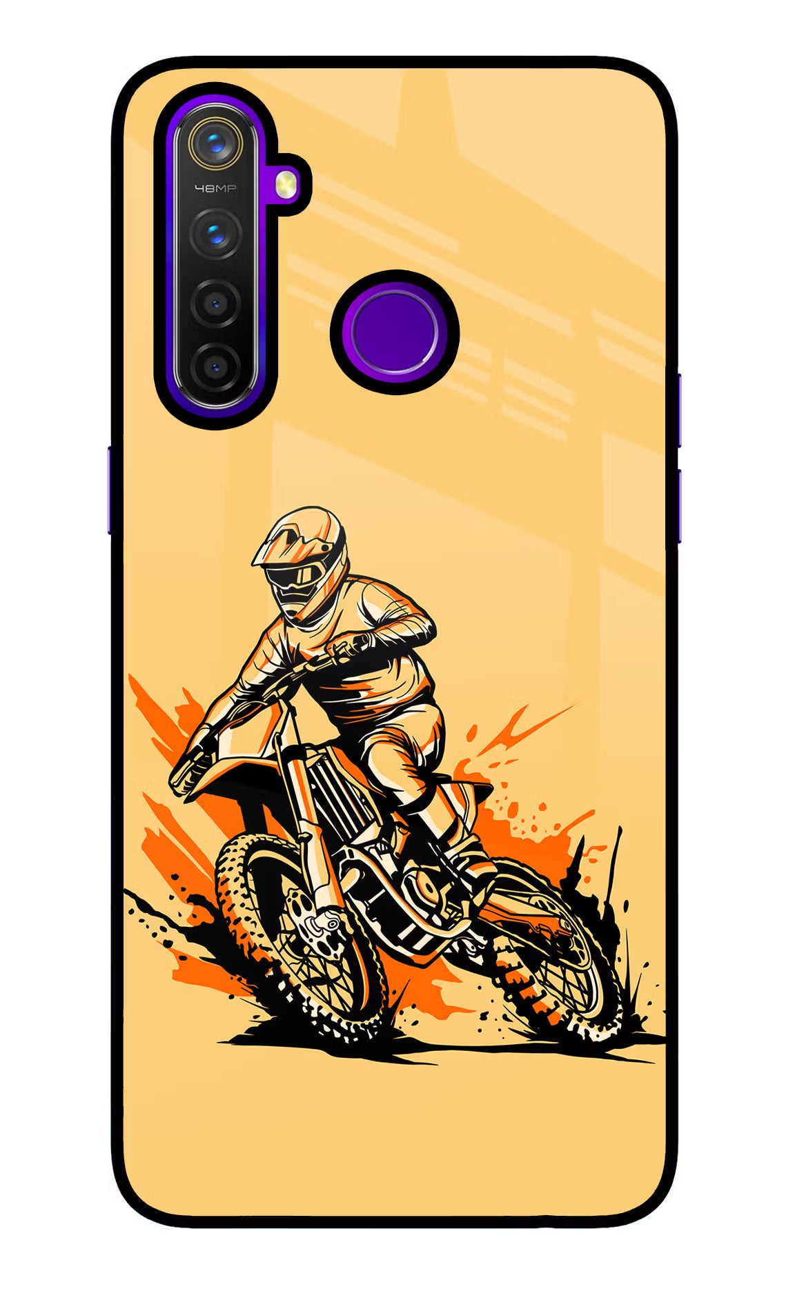Off-Road Fury Realme 5 Pro Glass Case