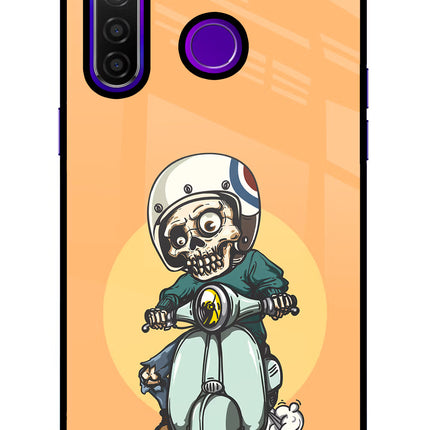Undead Biker Realme 5 Pro Glass Case