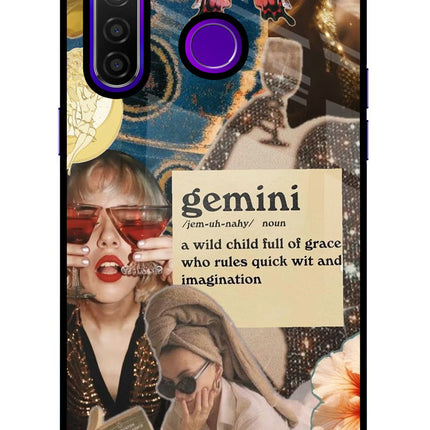Gemini Zodiac Realme 5 Pro Glass Case