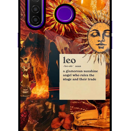 Leo Zodiac Realme 5 Pro Glass Case