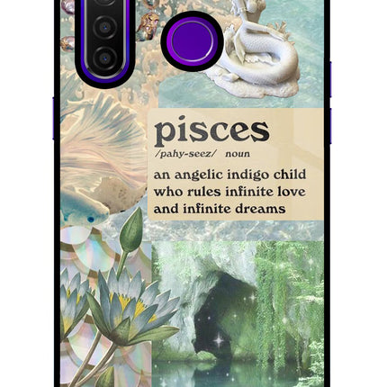Pisces Zodiac Realme 5 Pro Glass Case