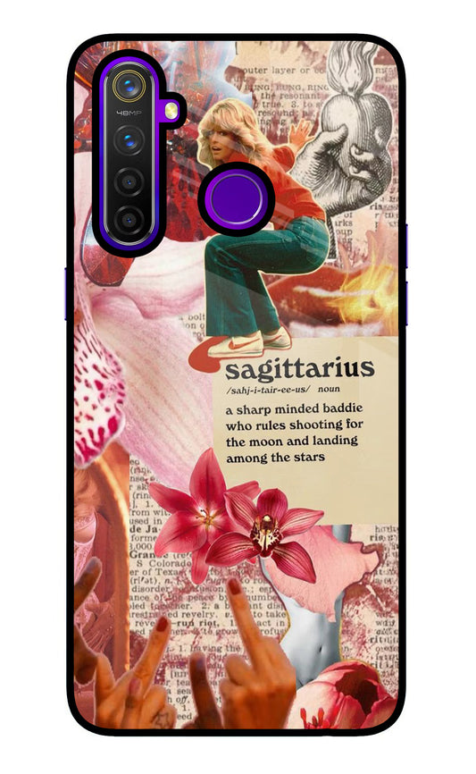Sagittarius Zodiac Realme 5 Pro Glass Case