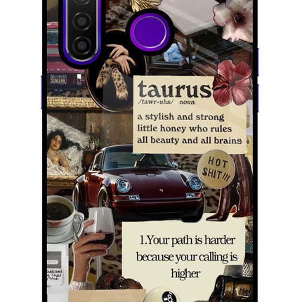 Taurus Zodiac Realme 5 Pro Glass Case
