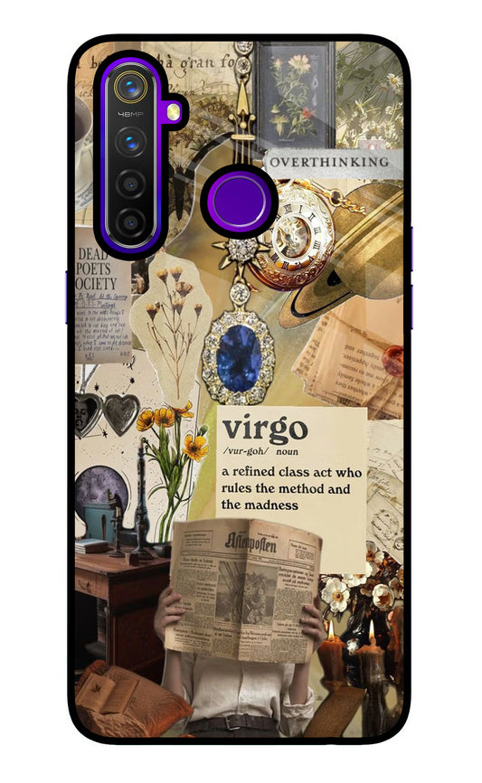 Virgo Zodiac Realme 5 Pro Glass Case