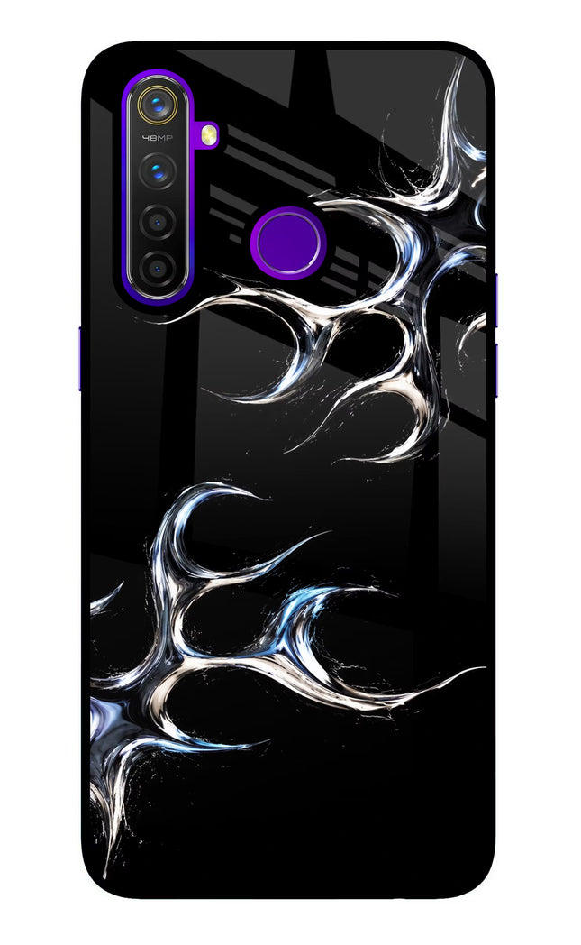 Chrome Tribal Realme 5 Pro Glass Case