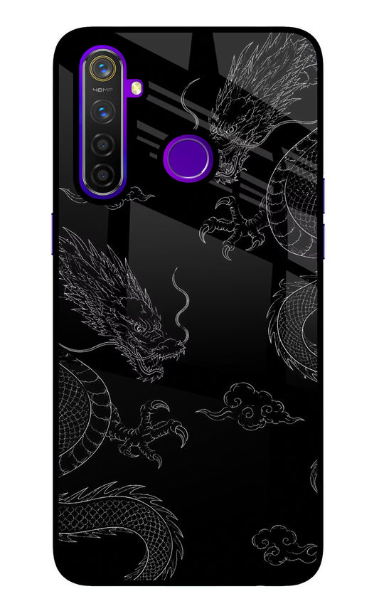Twin Dragons Realme 5 Pro Glass Case