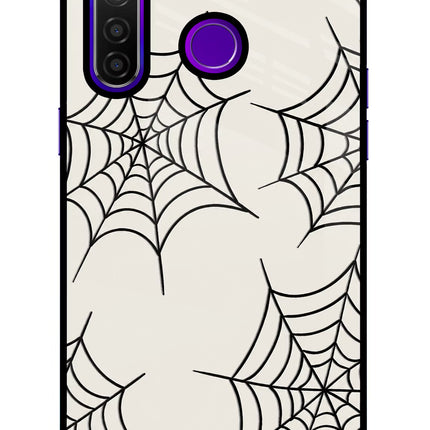 Spider Web Realme 5 Pro Glass Case