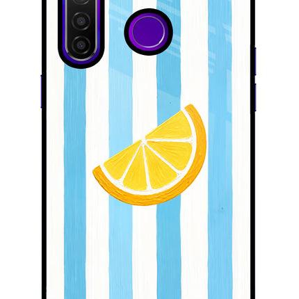 Summer Lemon Realme 5 Pro Glass Case