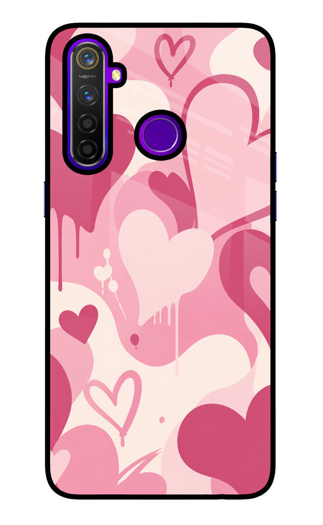 Hearty case Realme 5 Pro Glass Case