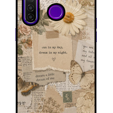 Vintage case Realme 5 Pro Glass Case