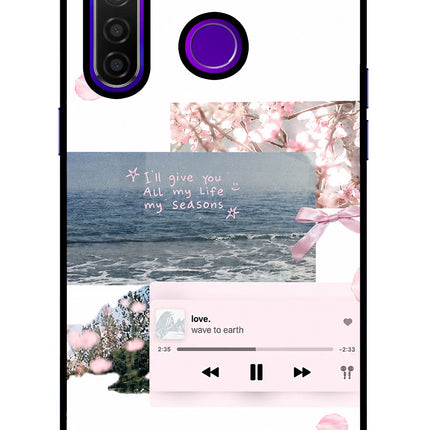Wave to earth Realme 5 Pro Glass Case