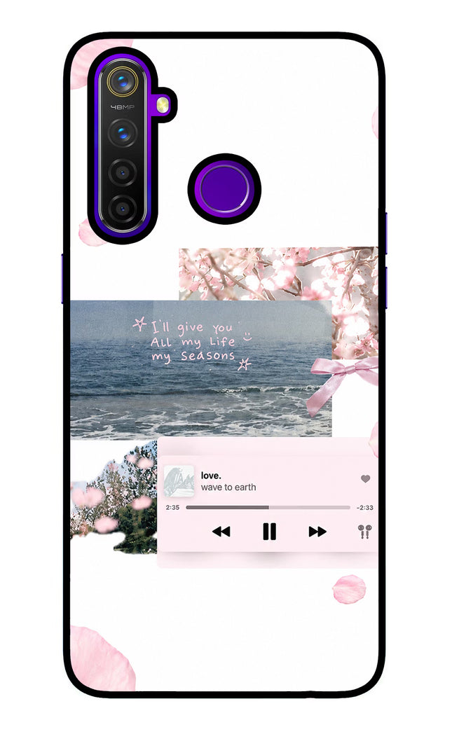 Wave to earth Realme 5 Pro Glass Case