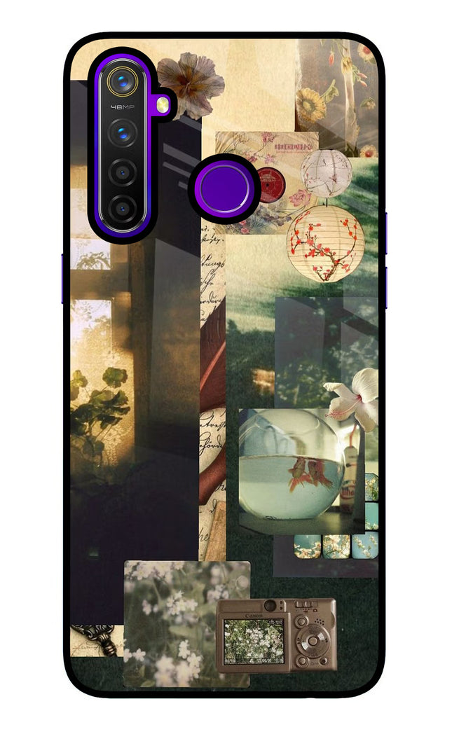Summer Realme 5 Pro Glass Case