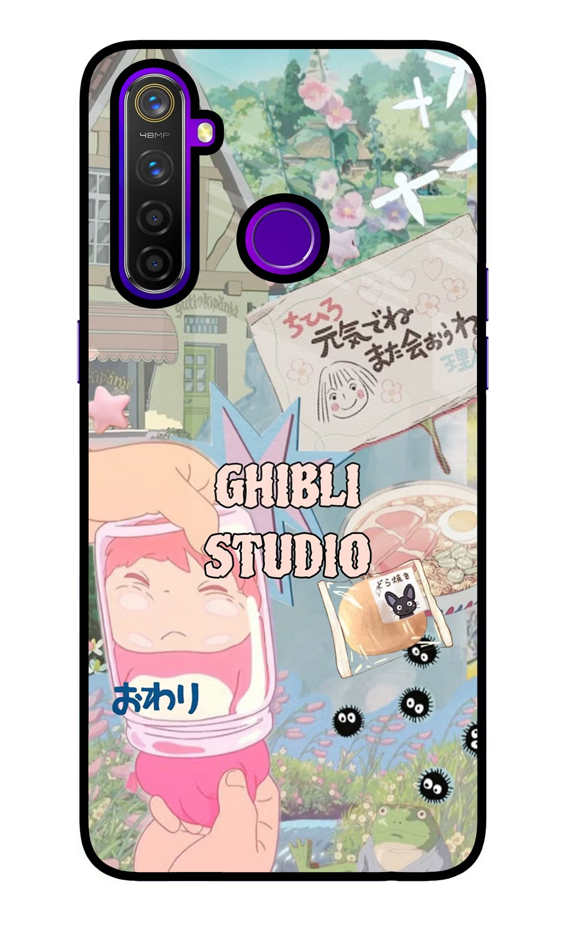 Studio Ghibli Realme 5 Pro Glass Case