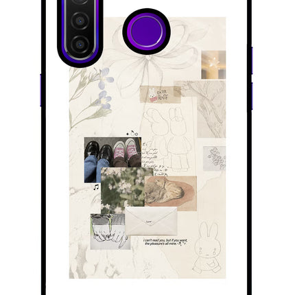 Soft Aesthetic Realme 5 Pro Glass Case