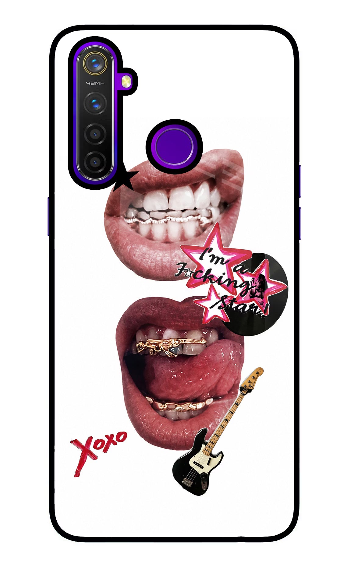 Rockstar Realme 5 Pro Glass Case