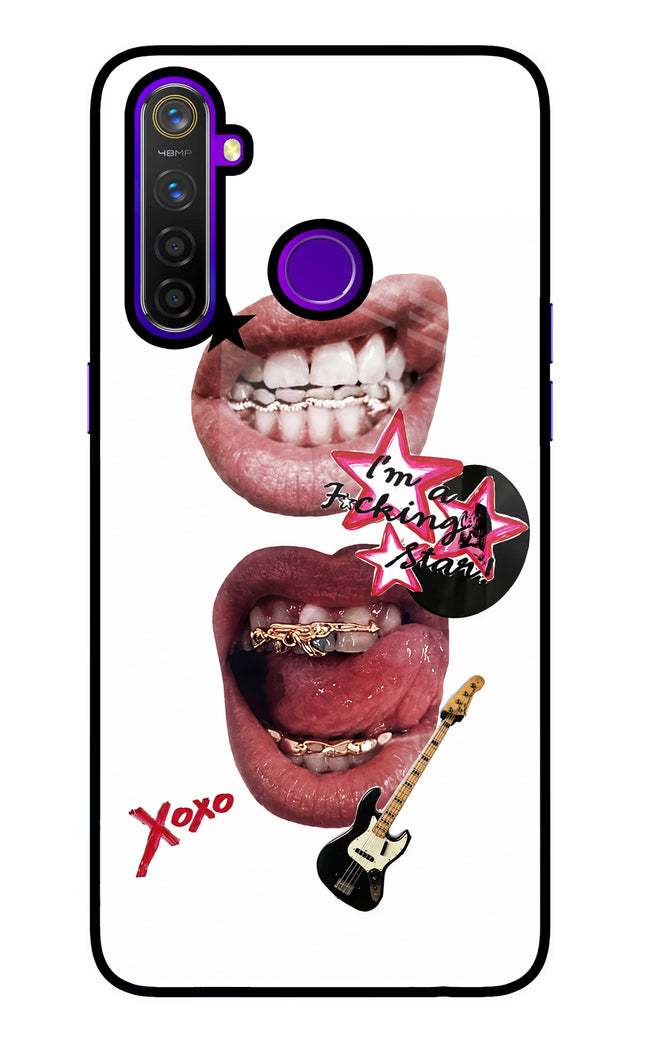 Rockstar Realme 5 Pro Glass Case
