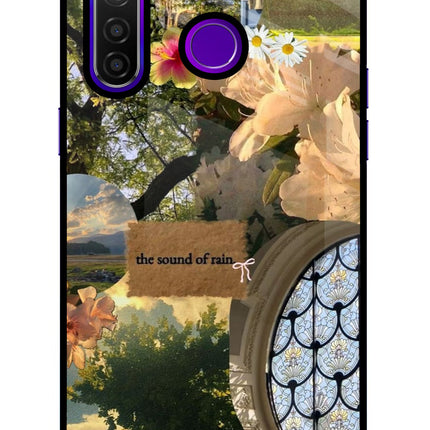 Rain Realme 5 Pro Glass Case