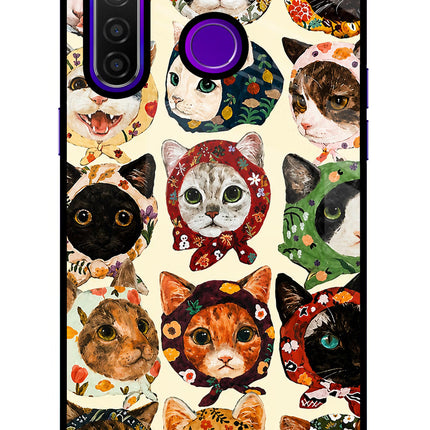 Cool Cat Realme 5 Pro Glass Case