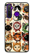 Cool Cat Realme 5 Pro Glass Case