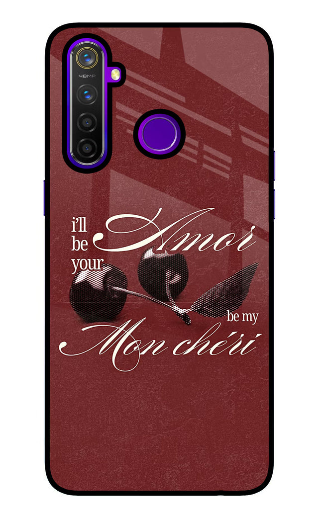 Velvet Cherry Realme 5 Pro Glass Case
