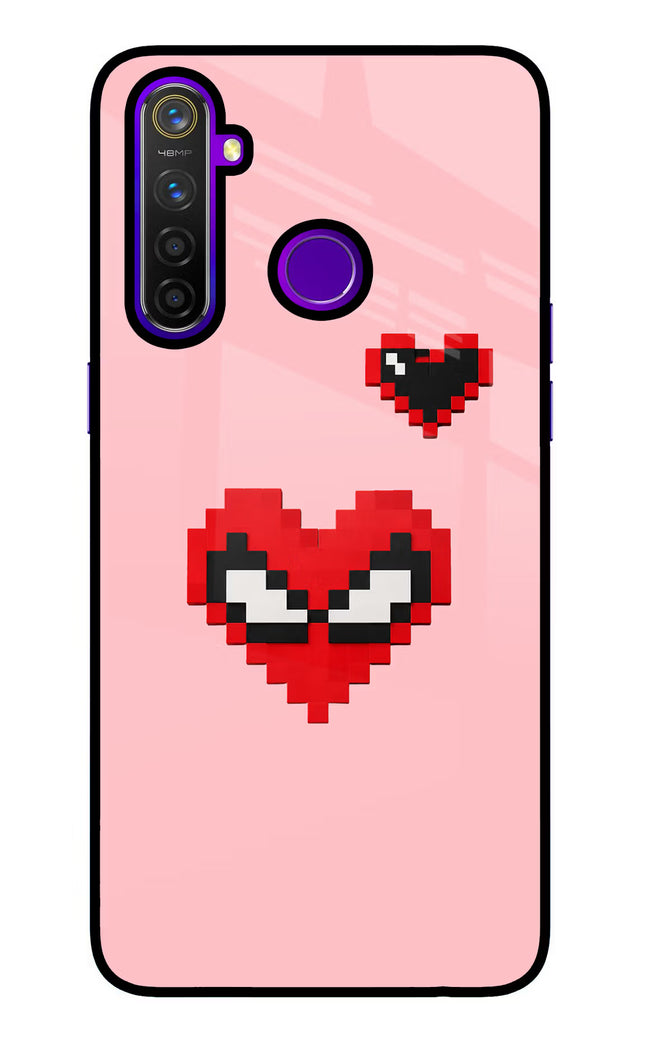 Gwen Heart Realme 5 Pro Glass Case