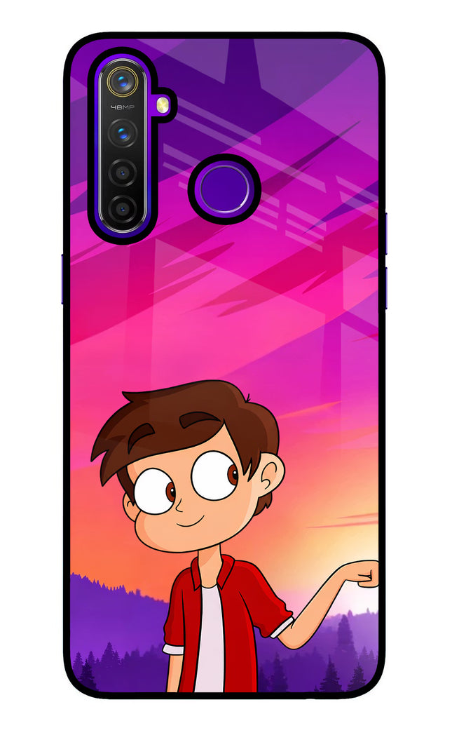Marco Sunset Realme 5 Pro Glass Case