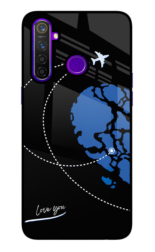 Love Orbit Realme 5 Pro Glass Case