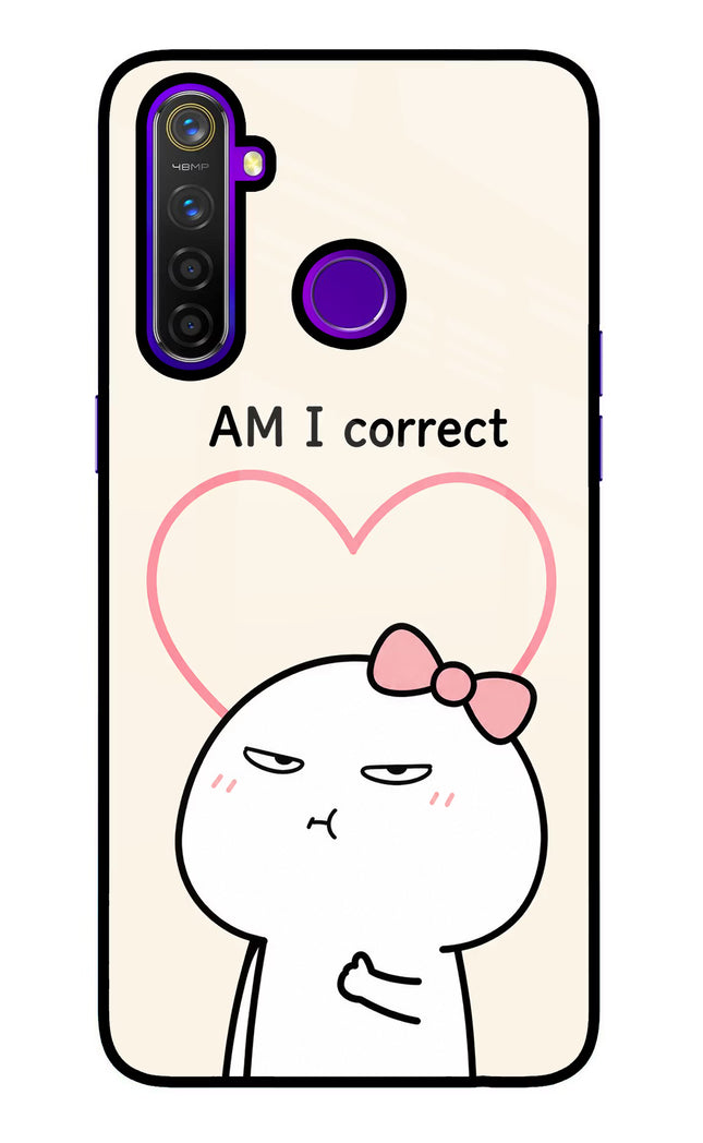 Always Right Realme 5 Pro Glass Case