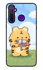 Tiger Treat Realme 5 Pro Glass Case