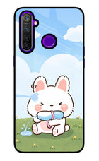 Bunny Treat Realme 5 Pro Glass Case