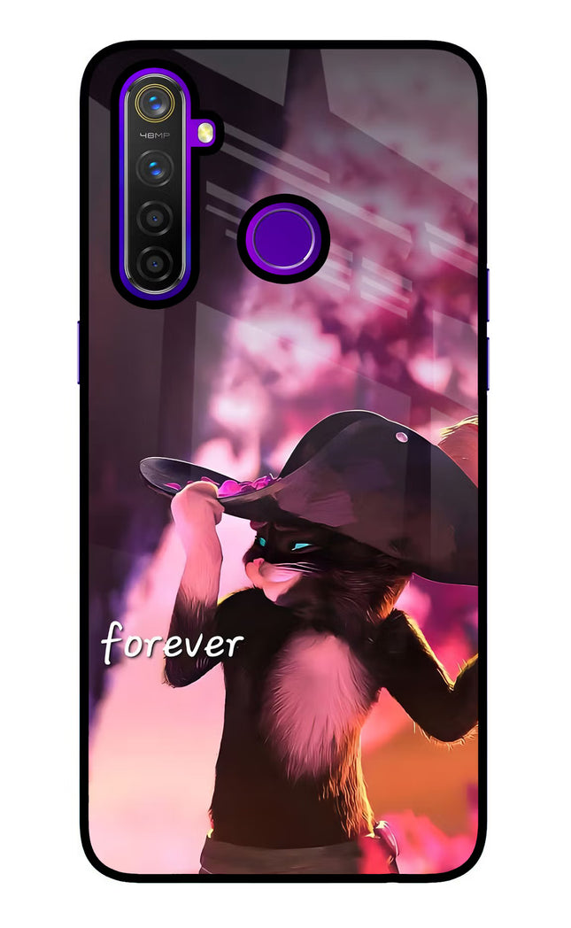 Forever Cat Realme 5 Pro Glass Case