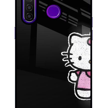 Kitty Charm Realme 5 Pro Glass Case