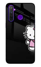 Kitty Charm Realme 5 Pro Glass Case