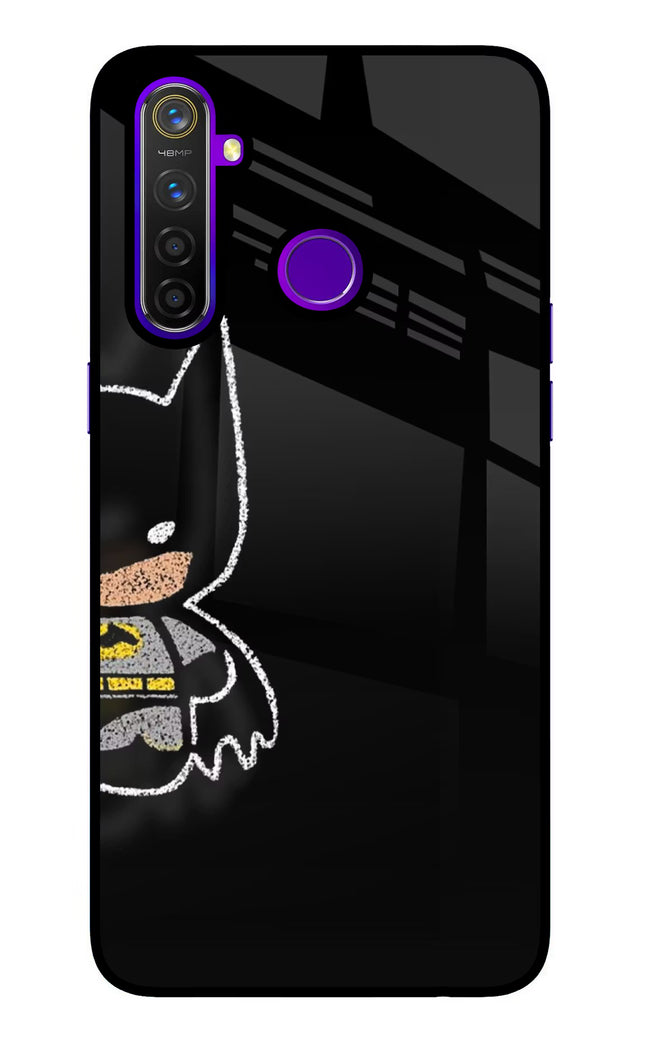 Bat Kitty Realme 5 Pro Glass Case