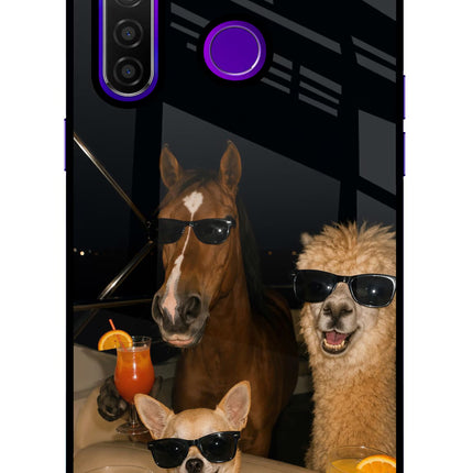 Party Squad Realme 5 Pro Glass Case