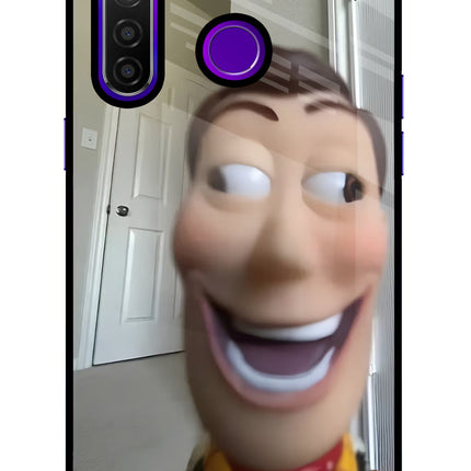 Side Eye Woody Realme 5 Pro Glass Case