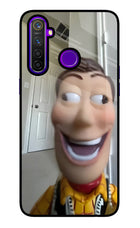 Side Eye Woody Realme 5 Pro Glass Case