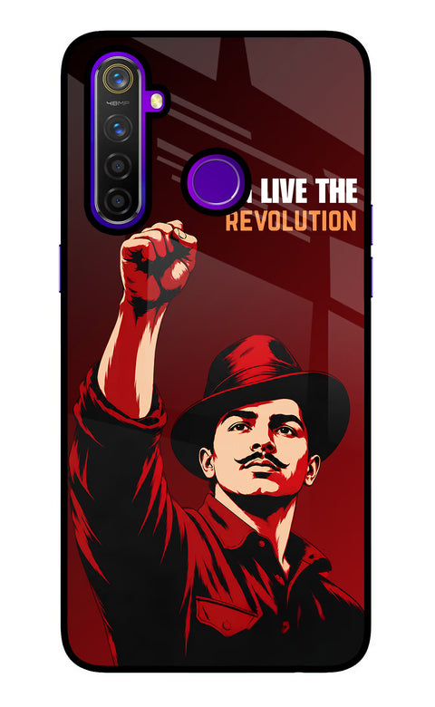 Bhagat Singh Revolution Realme 5 Pro Glass Case