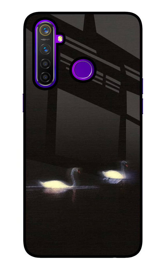 Silent Swans Realme 5 Pro Glass Case