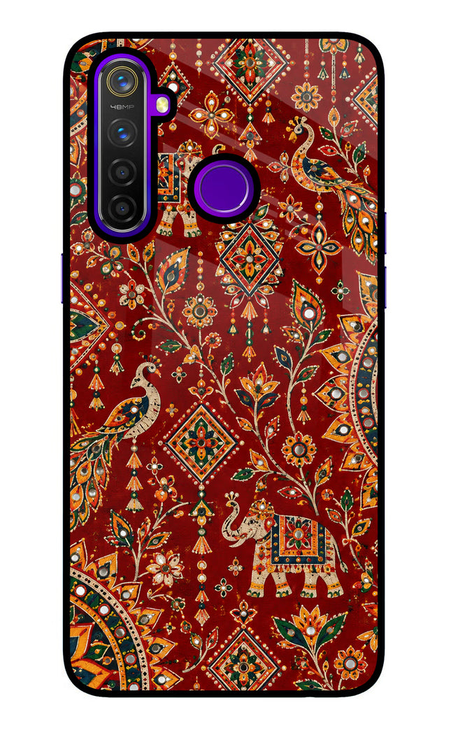 Laal Riwaaz Realme 5 Pro Glass Case