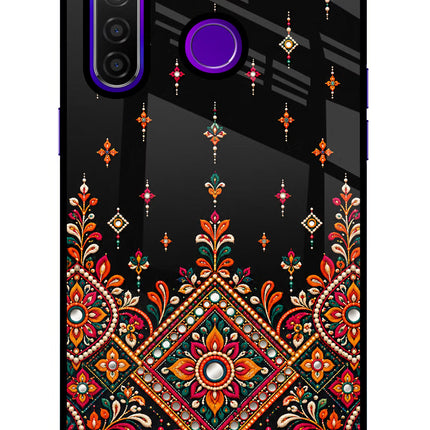Noir Mehfil Realme 5 Pro Glass Case