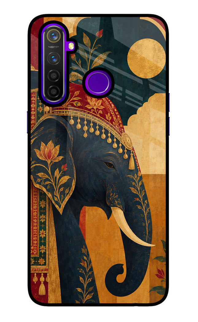 Royal Elephant Realme 5 Pro Glass Case
