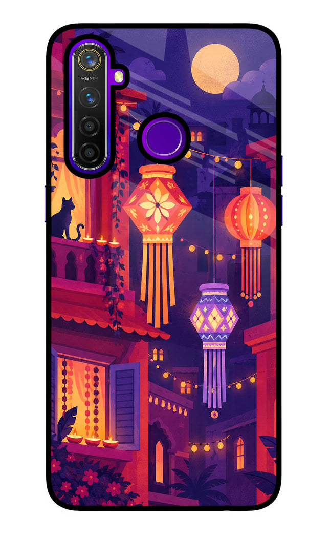 Lantern Lane Realme 5 Pro Glass Case