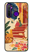 Diwali Rangoli Realme 5 Pro Glass Case