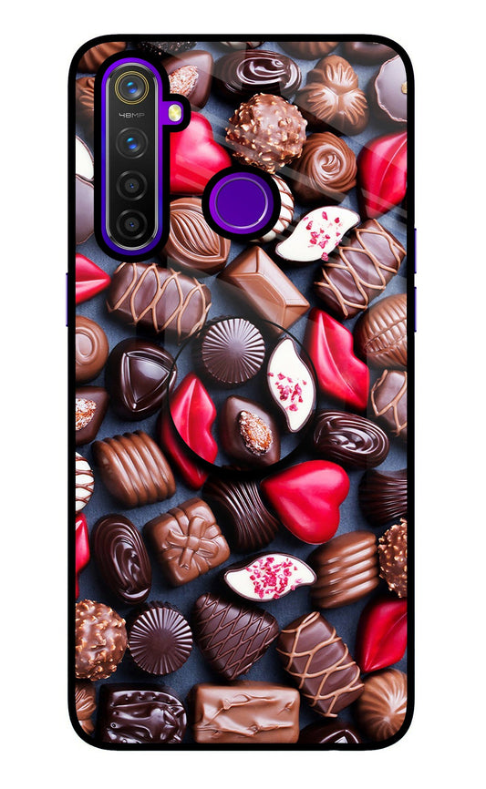 Chocolates Realme 5 Pro Glass Case