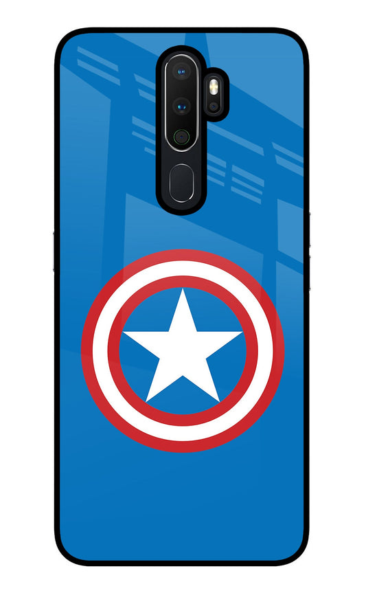 Captain America Logo Oppo A5 2020/A9 2020 Glass Case