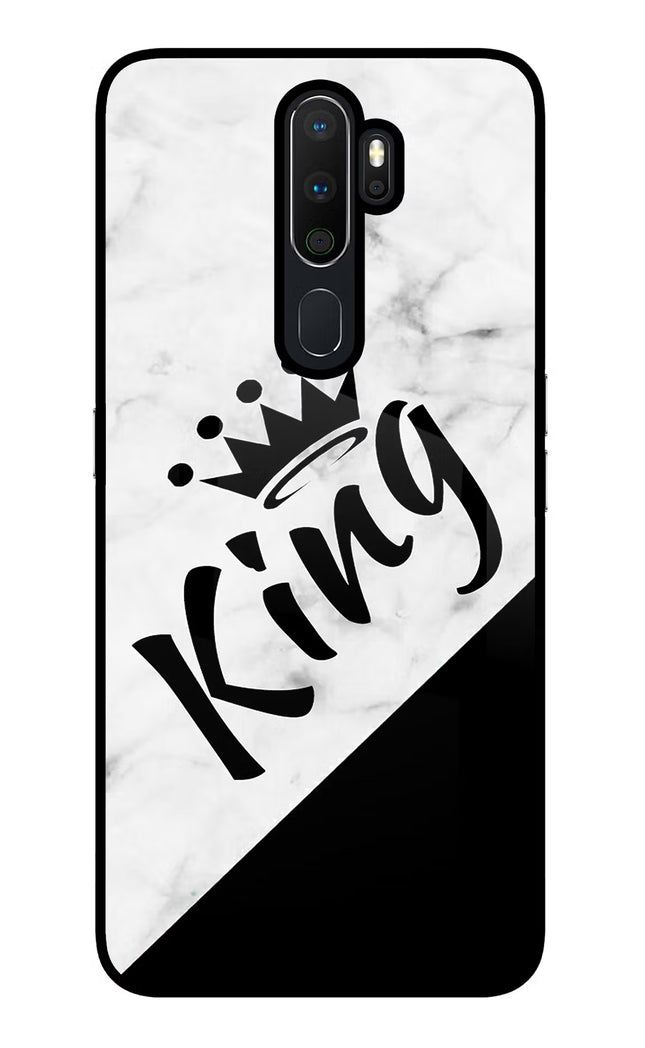 King Oppo A5 2020/A9 2020 Glass Case Back Cover by Casekaro