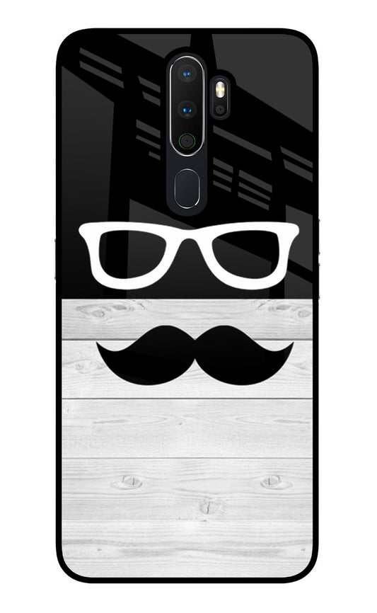 Mustache Oppo A5 2020/A9 2020 Glass Case