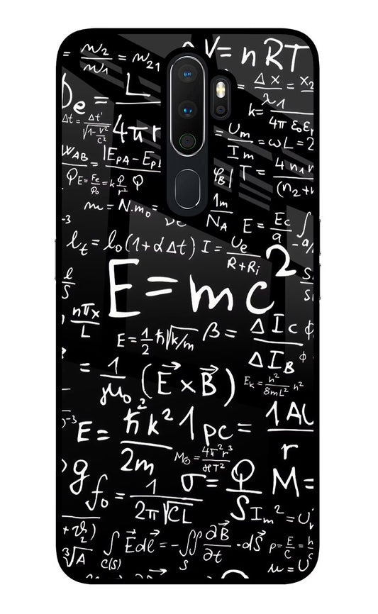 Physics Formula Oppo A5 2020/A9 2020 Glass Case